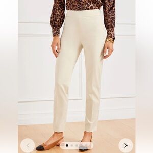 Talbots Women's Chatham Cotton Ankle Pants - Gypsum